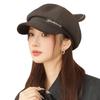 Spring and Autumn Japanese Cat Ear Beret Retro Casual Octopus Hat Windproof Warm Baseball Cap Variety Painter Hat New