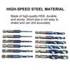Hex Shank Plated Screw Thread Drill Bits Wide Spiral Groove High Efficiency