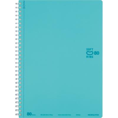 KOKUYO Soft Ring 80 Notebook, Sheets, Semi-B5 Size, Dot-ruled, Su-SV308BT-LB