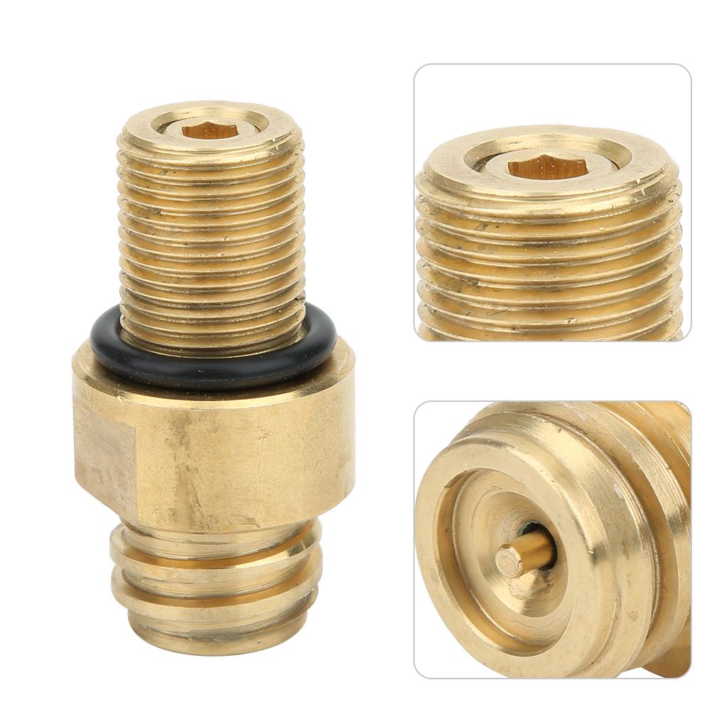 Nachfüllzubehör CO2-Ventiladapter M18x1.5 Gewinde Ersatzventil für Soda Messing Stiftventil