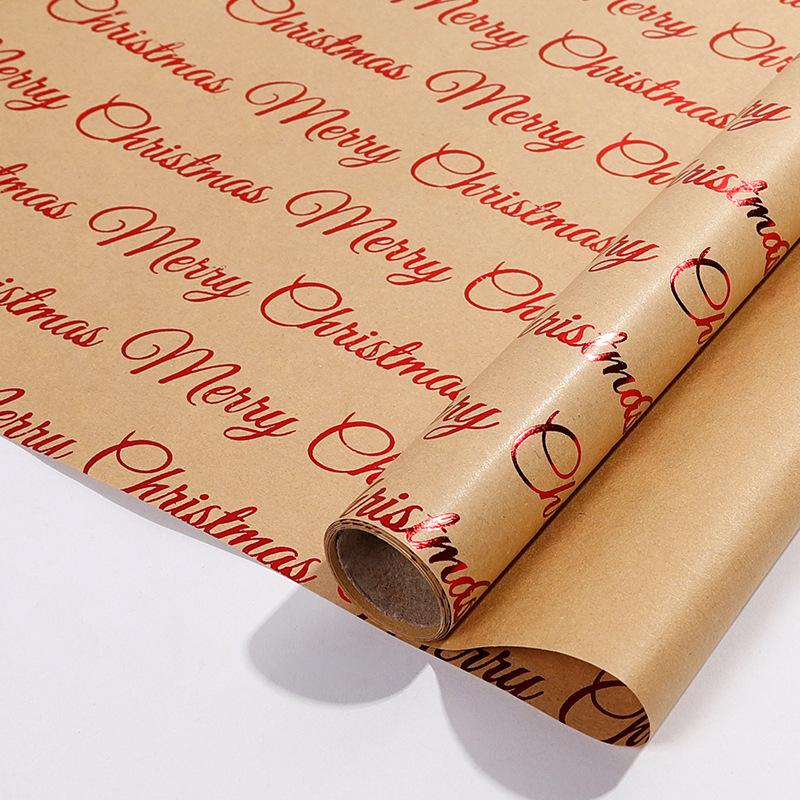 43x300cm Gift Wrapping Paper Aluminized Paper Christmas Valentine's Day Birthday Gift Craft Paper