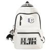 Schoolbag Backpack Fashion Women's Large Capacity Travel Computer Backpack Men's Casual Bag Junior High School Student High School Elementary School 