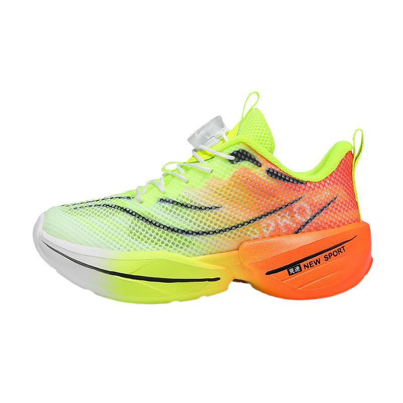 Boys' Shoes 2025 Spring and Summer New Middle-aged and Older Children's Sports Running Shoes Mesh Breathable and Lightweight Professional Running Sh
