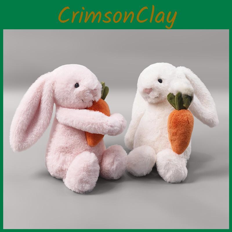 Rabbit Plush Jellycat Toy With Floppy Ears And Carrot For Kids Decor Room