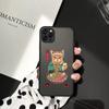 Pouzdro na telefon Neko Ramen Japan Cat Anime pro iPhone 13 11 Pro 12 7 XS MAX X XR SE2 8Plus Cool Clear Clear Hard Matte Cover Fundas