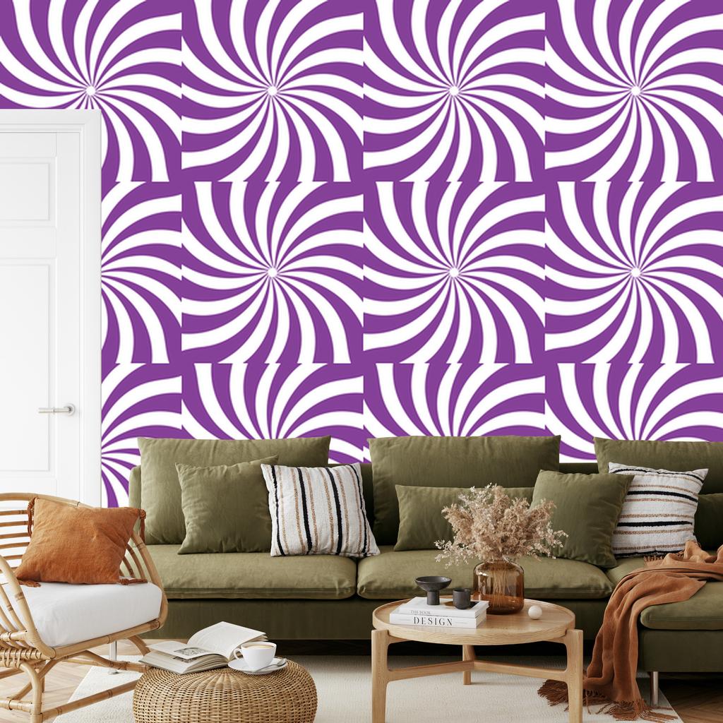 Hippie background purple wallpaper for living room and bedroom 50x1000
