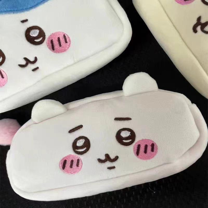 Kawaii Chiikawa Plyšové Puzdro na Ceruzky Usagi Taška na Písacie Potreby Peňaženka Kozmetická Taška Školské Potreby pre Študentov Úložná Taška