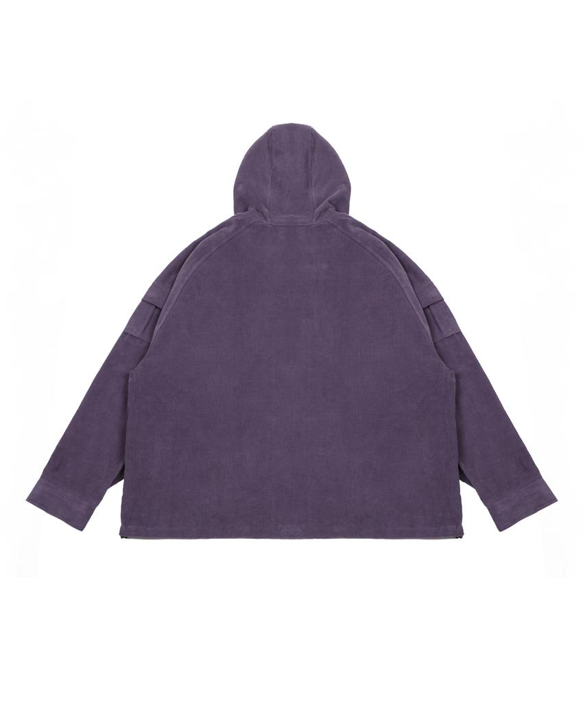 Arcane Funk Corduroy Hooded Jacket Purple