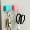 Heavy Duty Wall Mounted Clothes Key Refrigerator Toliet Wall Hook Hanger Storage Rack Key Holder