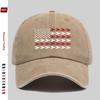 pc Vintage American Flag Lobster Season Theme Baseball Cap Lightweight Breathable Suitable for Spring Summer Design Sun Hat Tr
