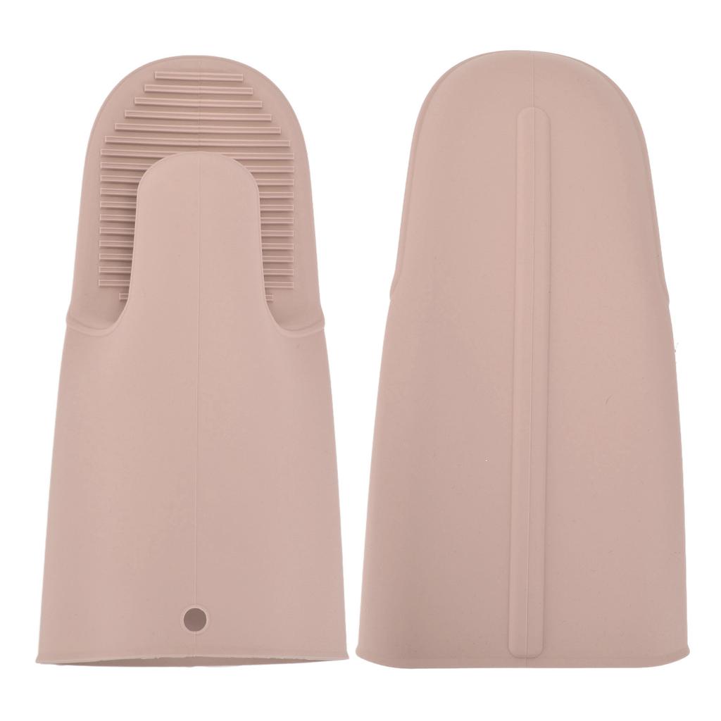 Silicone Heat Insulation Gloves Thickened Anti Slip Oven Mitts Gloves for Microwave Barbecue
