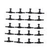 NEW 20Pcs 4mm Aquarium Fish Tank Adjust Air Line Tubing Volume Flow Control Valves Best Quality