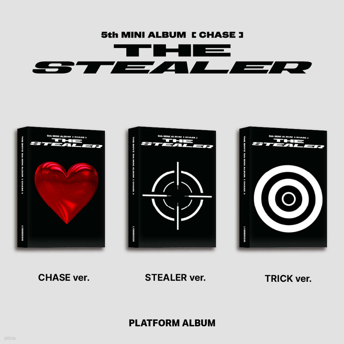 

THE BOYZ - 5th Mini Album: CHASE [Platform Ver.] [3 Types SET]