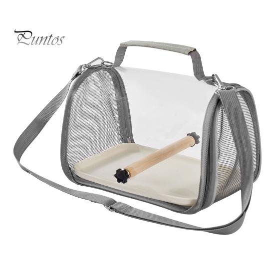 

Сумка-переноска для птиц, клетка для попугаев с подставкой, насест, переносная клетка для приключений на открытом воздухе, принадлежности для мелких животных для попугаев-корелл прозрачный