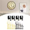 4 Pcs Shaft Clock Mechanism Kit DIY Wall Clock Repair Replacement Motor Parts