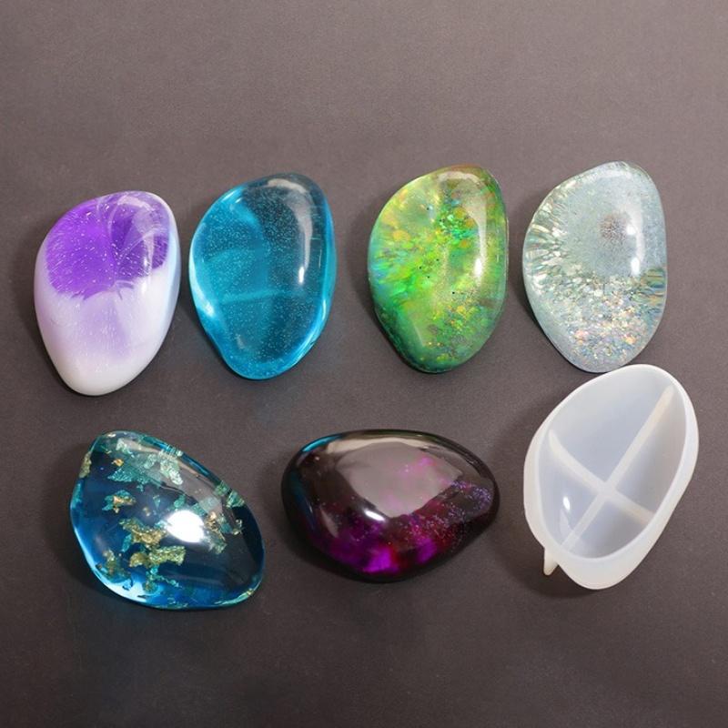 Irregular Special NieNieLe Silicone Mold for DIY Handmade Stone Pebble Jelly Decoration, Soap Ornament, Resin Mold
