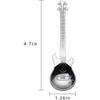 Guitar Coffee Spoons 6-park Creative Cute Spoons 18/10 Stainless Steel Teaspoons Guitar Shaped
