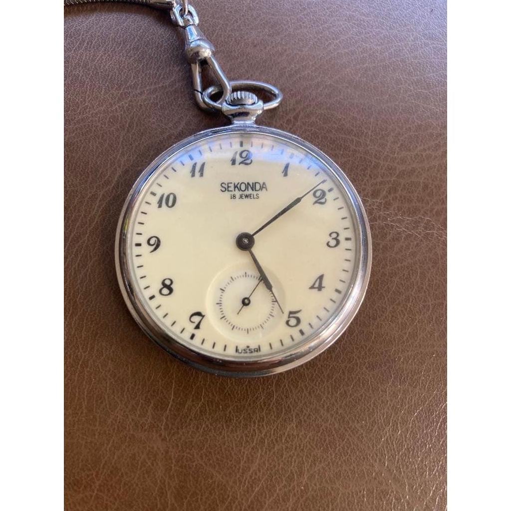 Used Antique hand-wound pocket watch (immovable item)