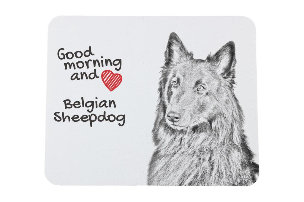 Belgian Shepherd Dog, Belgian Sheepdog – Mouse pad with print, personalized dog-themed mouse pad | Art-Dog