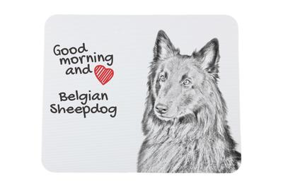 Belgian Shepherd Dog, Belgian Sheepdog – Mouse Pad with Print, Personalized Dog-themed Mouse Pad | Art-Dog