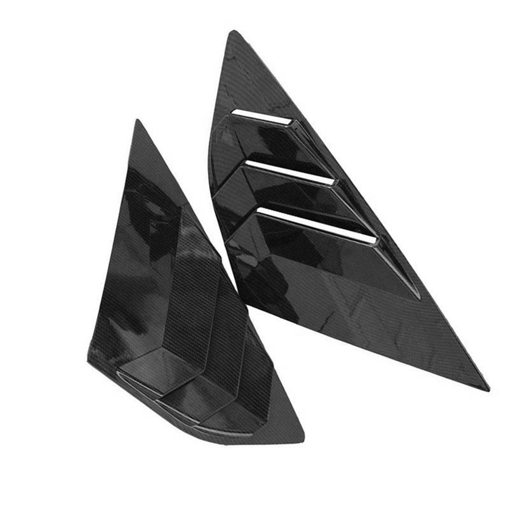 Rr Window Louve  Car Rr Window Blinds Side Tuyere Louve  Vent for    ST   MK3 Hatchback Carbon    