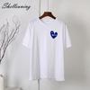 Shellsuning Lose 3D Gedruckt Basic T Shirts Frauen Casual O Hals Weiche Trendy Tees Sommer Übergroßen Baumwolle Kurzarm Tops