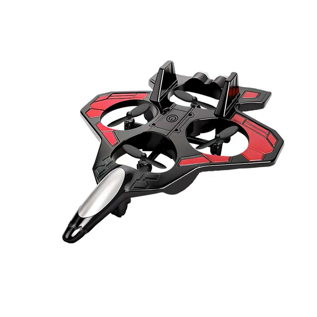 E72 RC Foam Airplane Glider with LED Lights 2.4G EPP Stunt Remote Control Fighter Plane Rechargeable Flying Toy