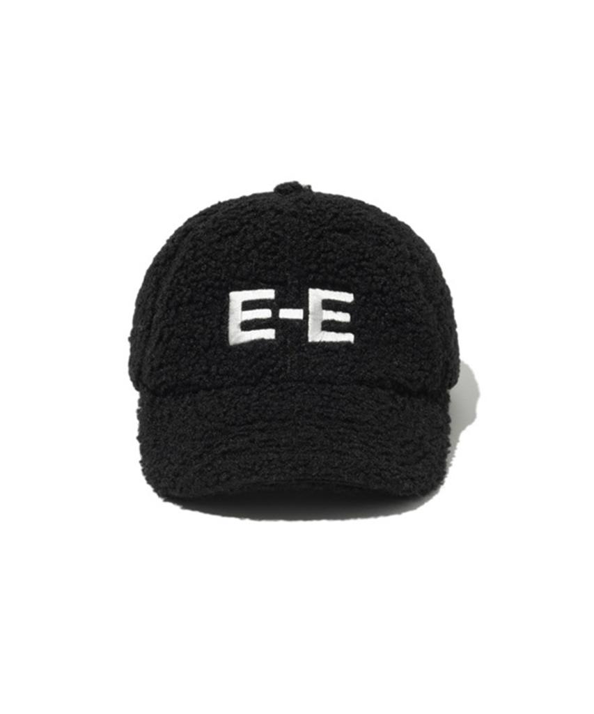 ERER Baseballkappe mit Stickerei Schwarz