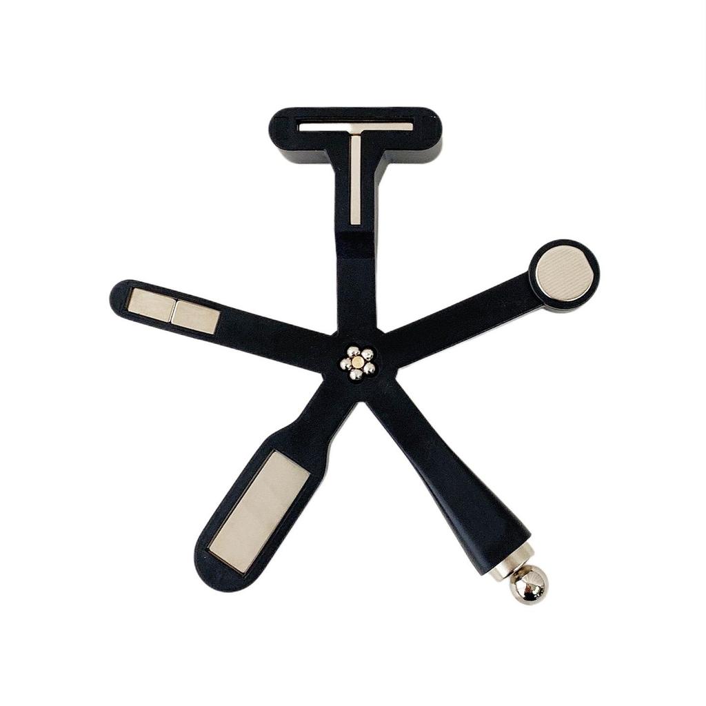Starfish Cat Eye Nail Art Magnet with Multifunctional Glass Beads - Eight-in-One Design for Strong Effect