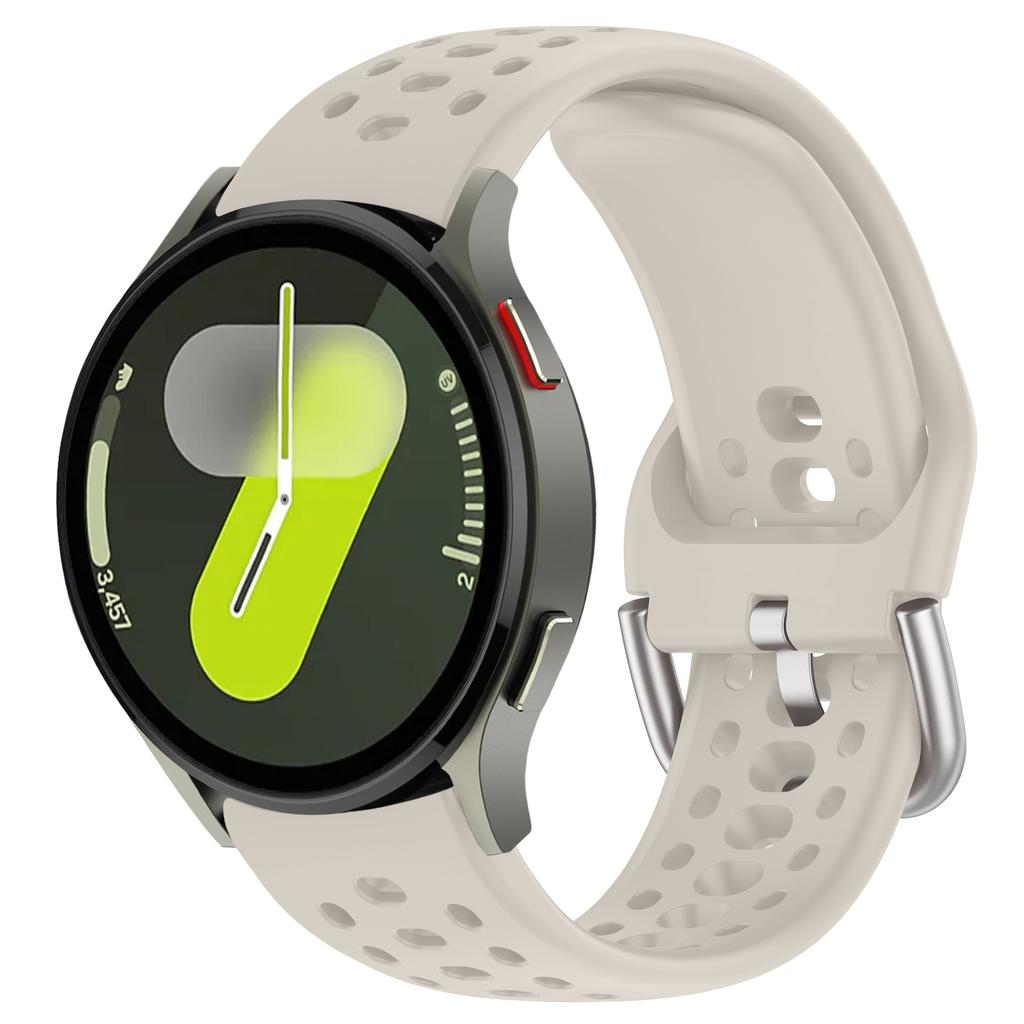 Silicone Strap For Samsung Galaxy Watch 7 6 5 4 FE 44mm 40mm Sports Breathable Bracelet Wristband Watch 6-4 Classic 47mm 46/43mm