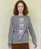 Dyuidyui Three Ribbon Knit_Gray