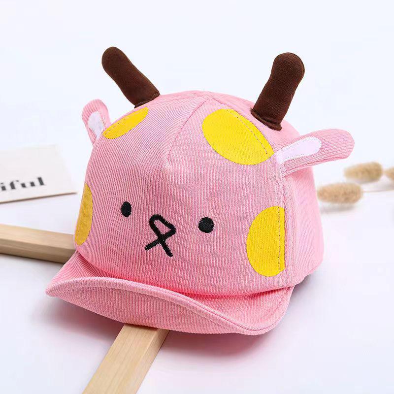 Unisex Baby Duckbill Cap: Cute Corduroy Baseball Sun Hat for Spring and Autumn