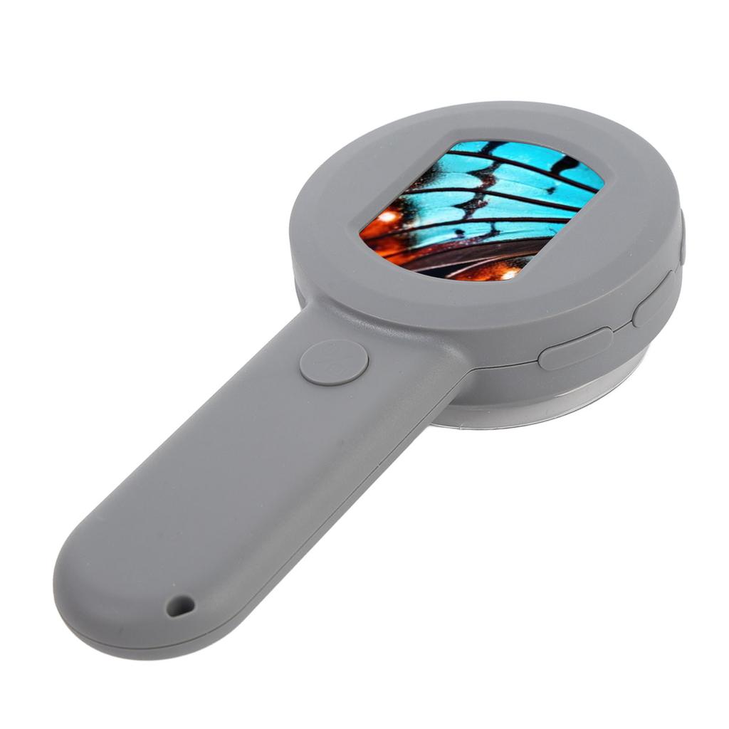 Digital Microscope with 2in LCD Screen 100X Illuminated Jewelers Loupe Handheld Coin Magnifier with 