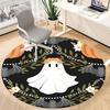 1PCGhost Bat Office Round Area Rug,  Mat Suitable For Office, Under Office Chairs Bedroom Living Room Home Decor, Room Deco