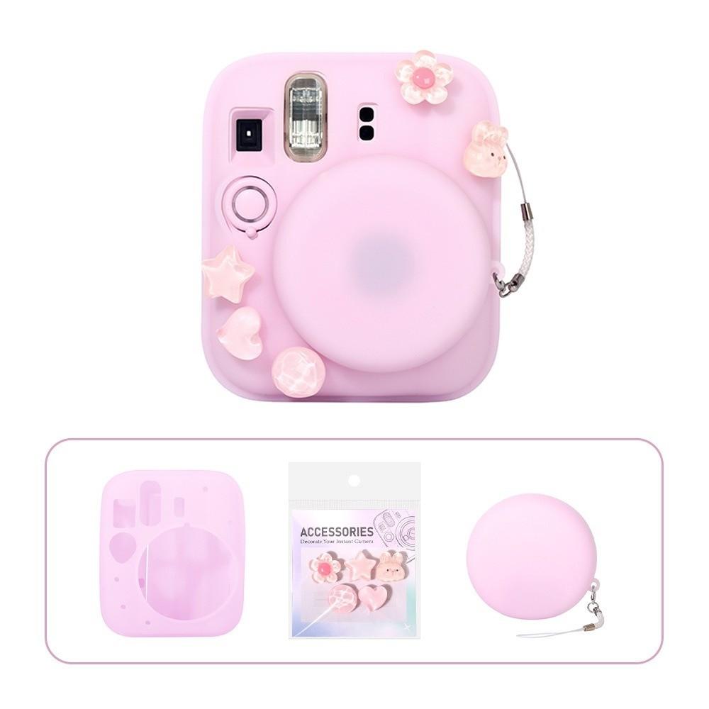 with Lens Cap Instant Camera Cover Protective Shell for Fujifilm Instax Mini 13 Travel Photography