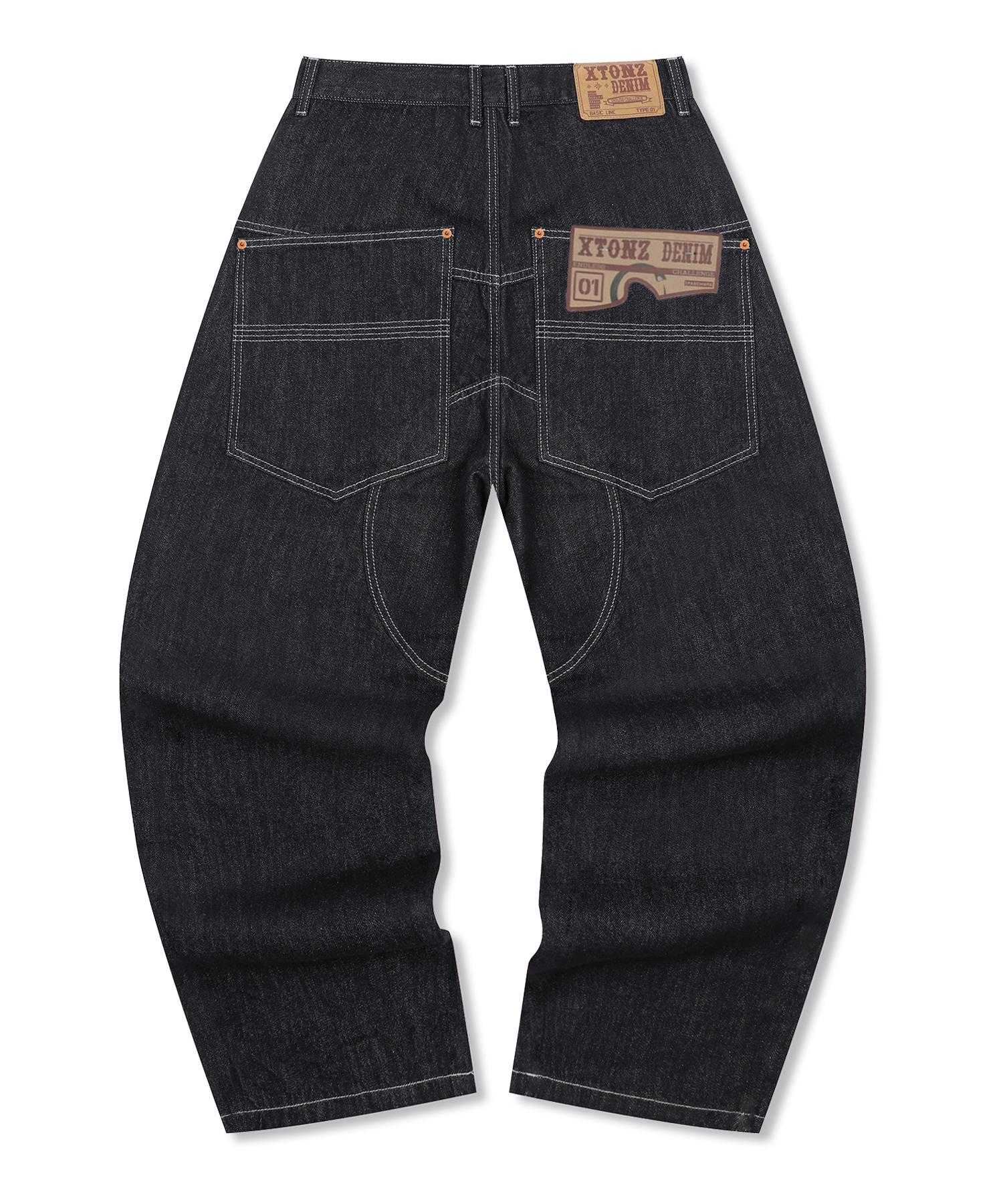XTONZ Xp329 Heritage Baggy Denim Pants