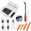 100PCS/Set Universal Fastener Removal Tools 6 Sizes Fasteners Push Retainer Kit  Auto Repair