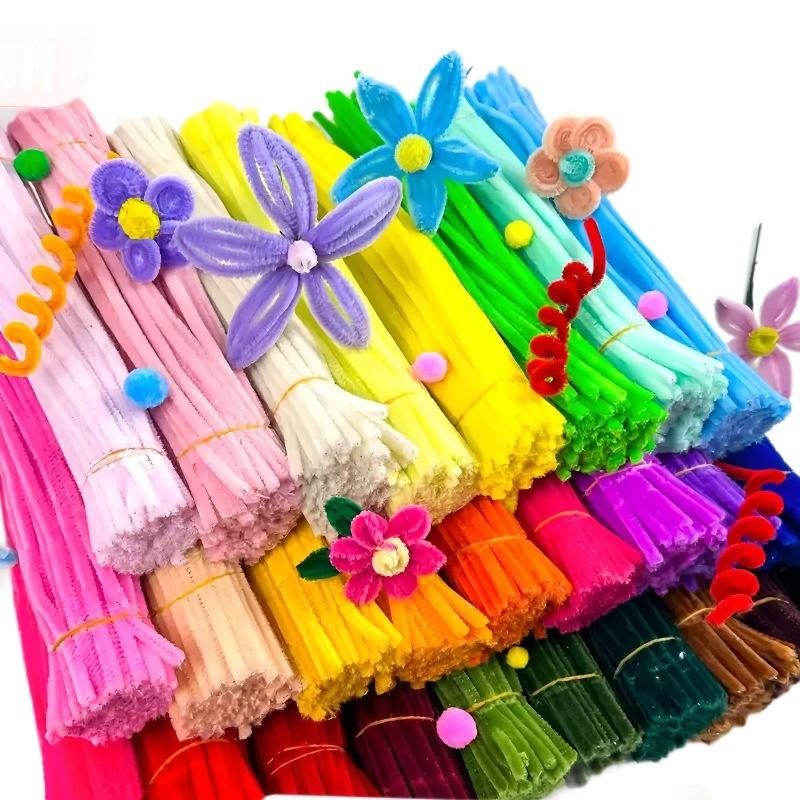 152Pcs 11.8 Inch Multi Color Pipe Cleaners - Soft Flexible Chenille Stems Bulk for DIY Crafts, Handmade Decorations, ZSY