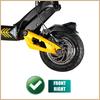 Model A Universal Single Arm Mudguard for 10-Inch Electric Scooter VSETT 10+ MUKUTA 10 ZERO 10X KAABO DUALTRON TEVERUN Fender