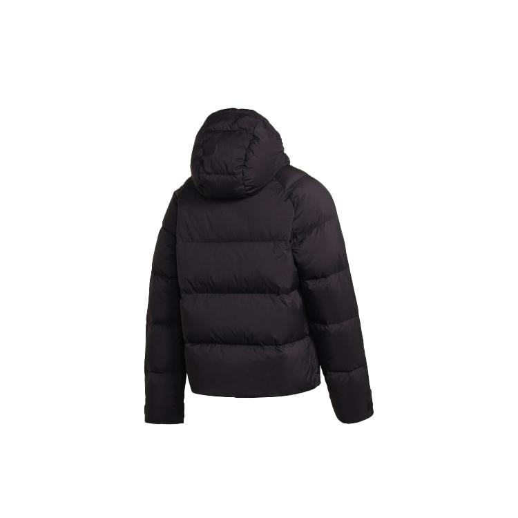 adidas Down Jackets Men's Black Hooded Moderate Other FT2484