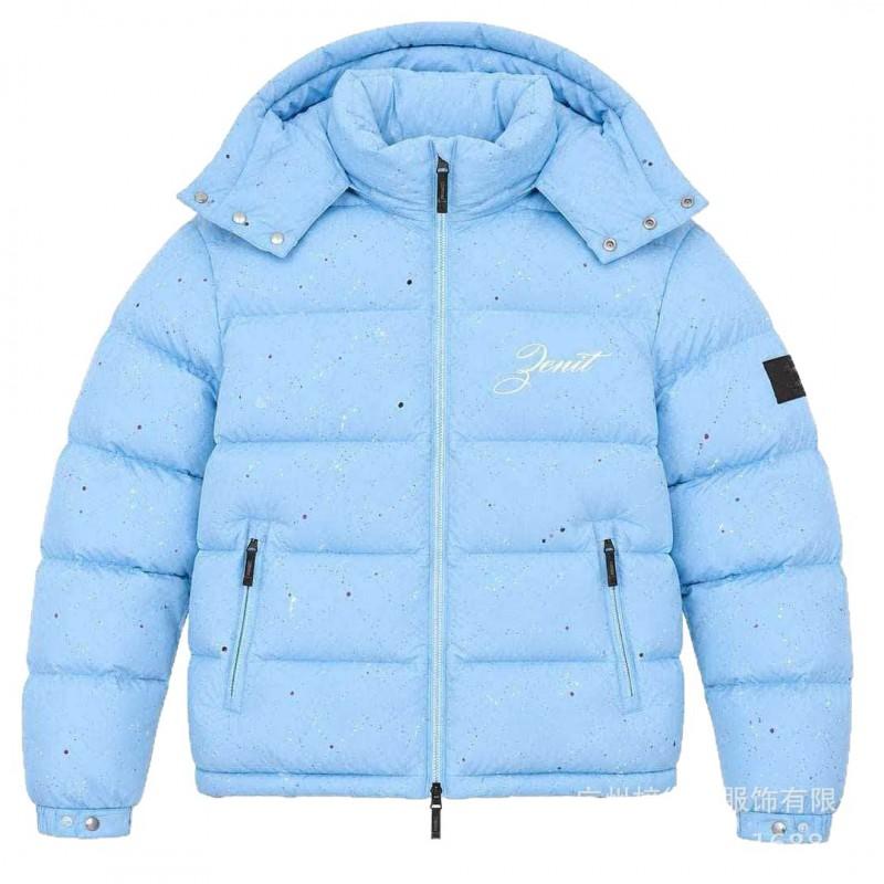 Y2K Loose Fit Hooded Zip-Up Puffer Jacket Unisex Casual All-Match Winter Coat