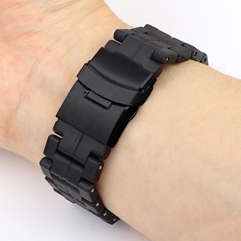 Kunststoff Stahl Licht Uhrenarmband 23mm Kohlefaser Armband für Luminox 3080 3150 3051 Sport Herren Schwarzes Armband Uhrenzubehör