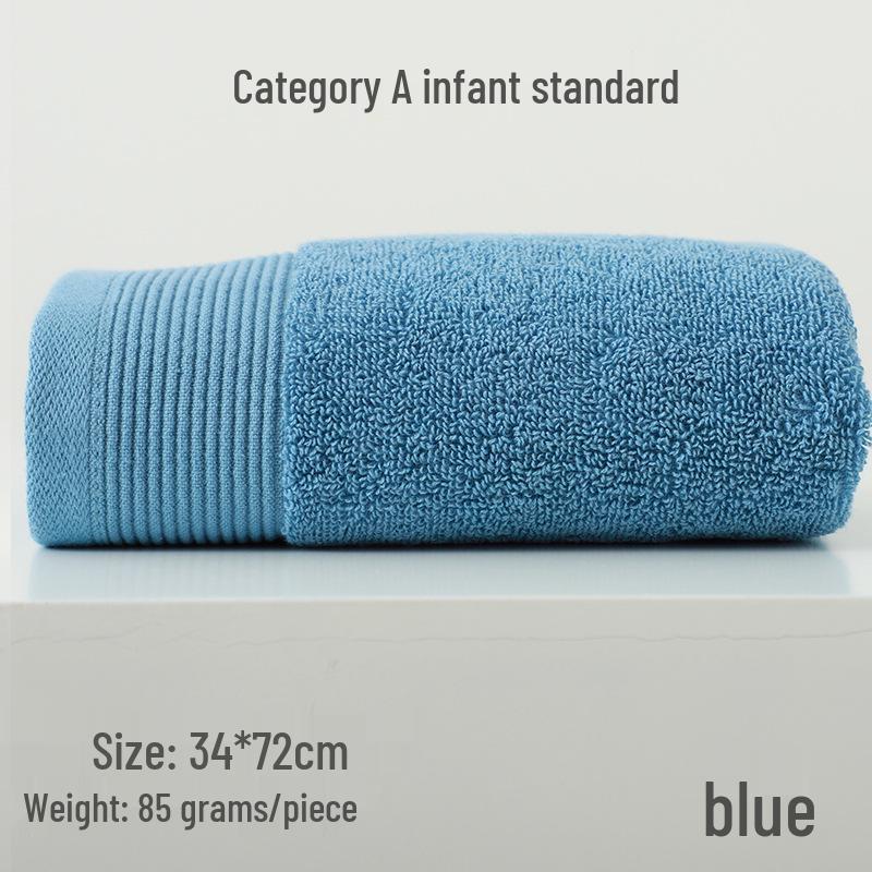 100% Cotton Class A Absorbent Lint-Free Towel for Face Washing and Bathing - Ideal Adult Gift