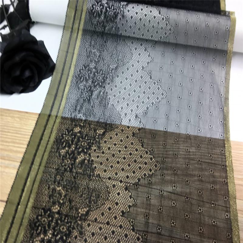 25cm Wide Elastic Lace, Stretchy Spandex Sewing Lace Fabric for Lingerie, Bra, Underwear, Garment & Crafting