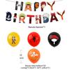Anime Themed Naruto Birthday Party Ballon Banner Cake Topper Decoration Party
