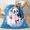 Pink Bunny In Flowers Blankets are suitable for living rooms,making them an ideal choice for outdoor travel and gifts.