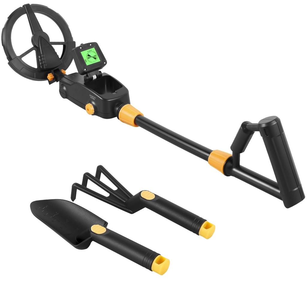 Children Lightweight Handheld Metal Detector Gold Digger Treasure Hunter Tracker Seeker with Waterproof Search Coil for Kids