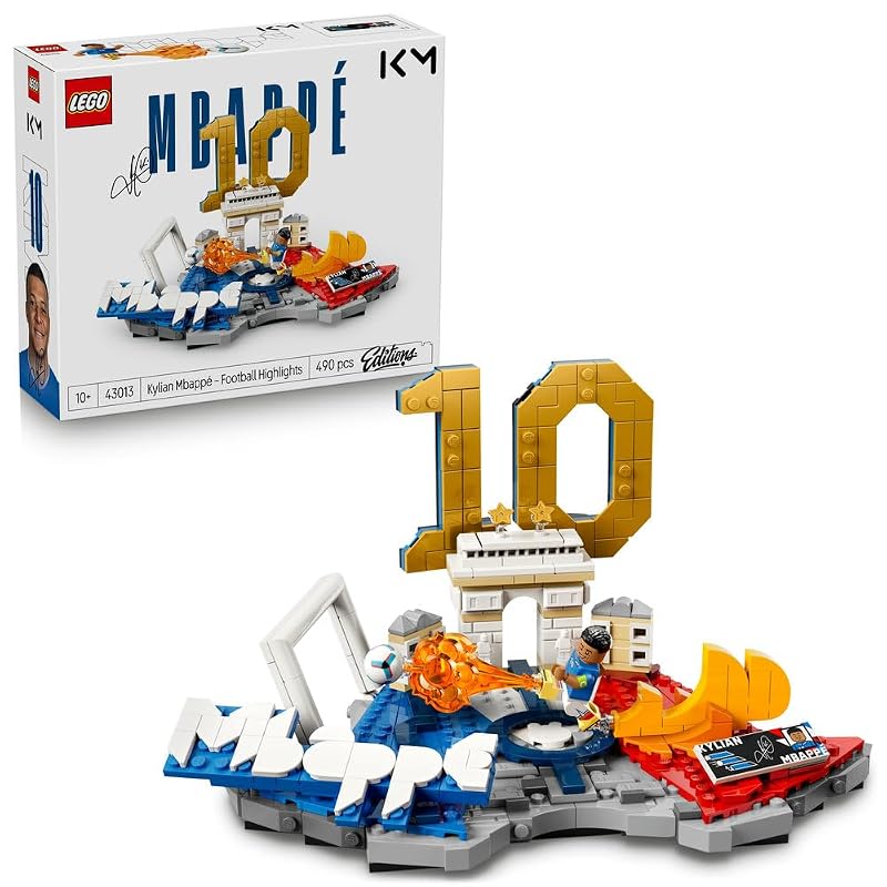 LEGO Edition Kylian-Mbappé: Goal Moment 43013 Toy for Boys and Girls