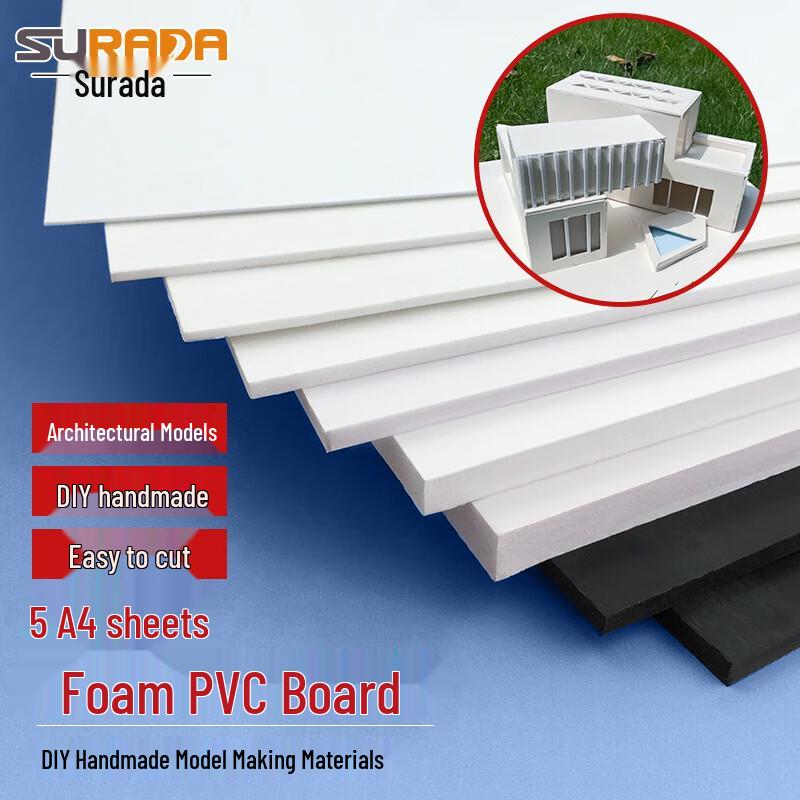 Surada PVC Foam Board for Crafts and Models