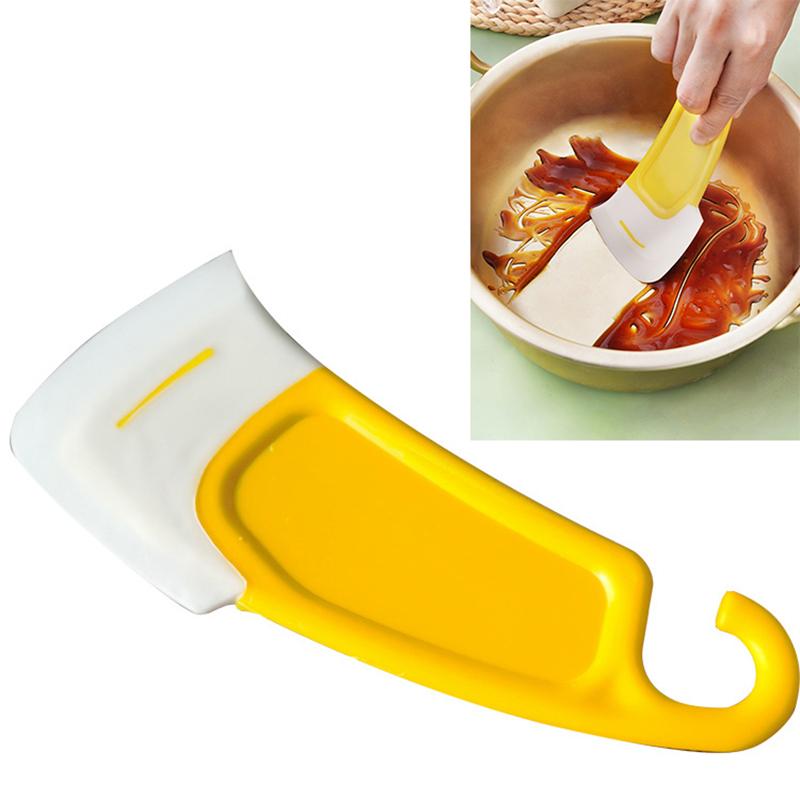 1/3Pcs Silicone Cleaning Spatula Kitchen Washing Scraper Cake Baking Scrapers Pastry Gadgets Dirty Pan Pot Dishes Cleaning Tools